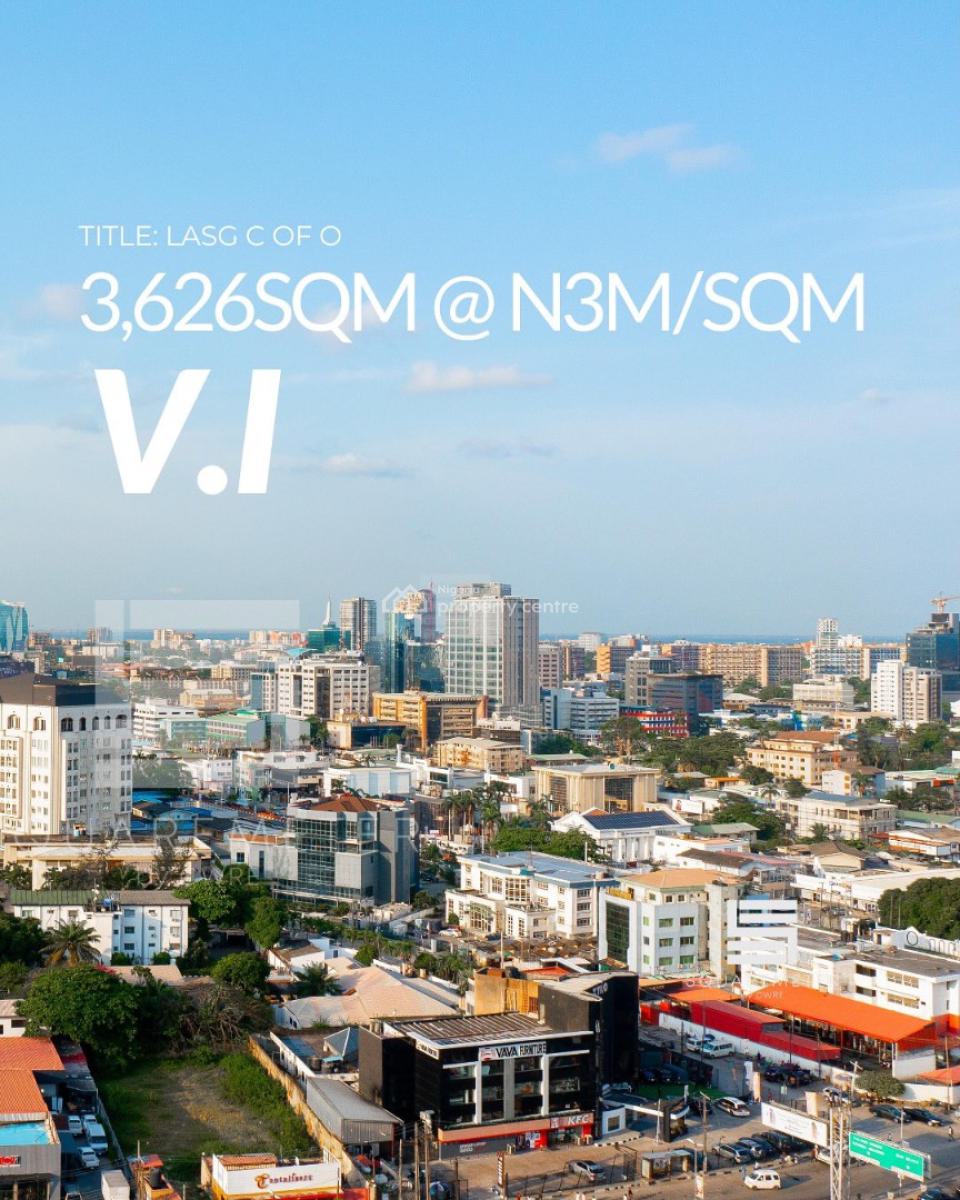 Lovely 3,626sqm Land, Ozumba Mbadiwe, Victoria Island (vi), Lagos, Residential Land for Sale