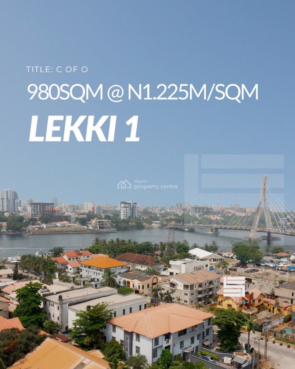 Lovely 980sqm Land, Lekki Phase 1, Lekki, Lagos, Residential Land for Sale