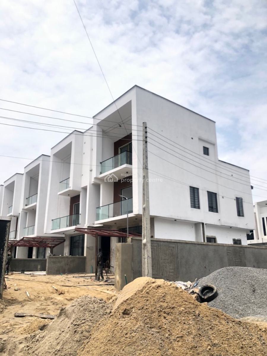 Self Compound 4 Bedroom Semi Detached Duplex with Bq, Orchid Road, Lekki, Lagos, Semi-detached Duplex for Sale