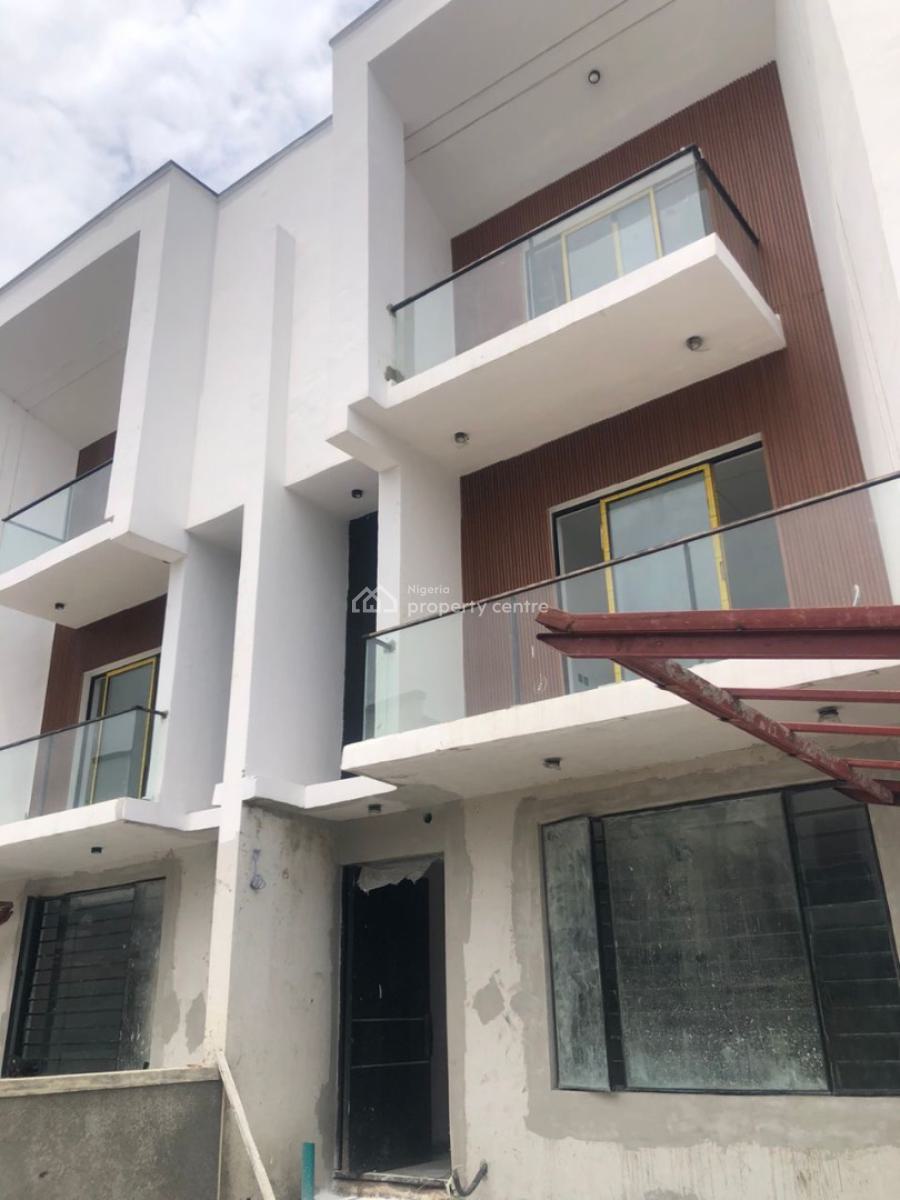 Self Compound 4 Bedroom Semi Detached Duplex with Bq, Orchid Road, Lekki, Lagos, Semi-detached Duplex for Sale