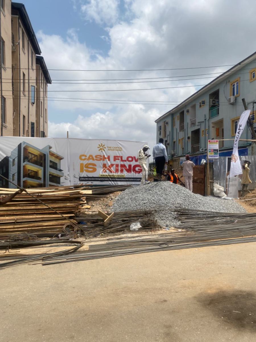 Studio and One Bedroom Apartment in Yaba- The Cashflow Investment, Shobande Street, Yaba, Yaba, Lagos, Flat / Apartment for Sale
