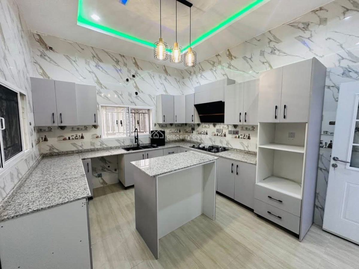 Brand New 5 Bedroom Spacious Detached Duplex with 2 Living Rooms, Serene Neighborhood, Kukwaba, Abuja, Detached Duplex for Sale