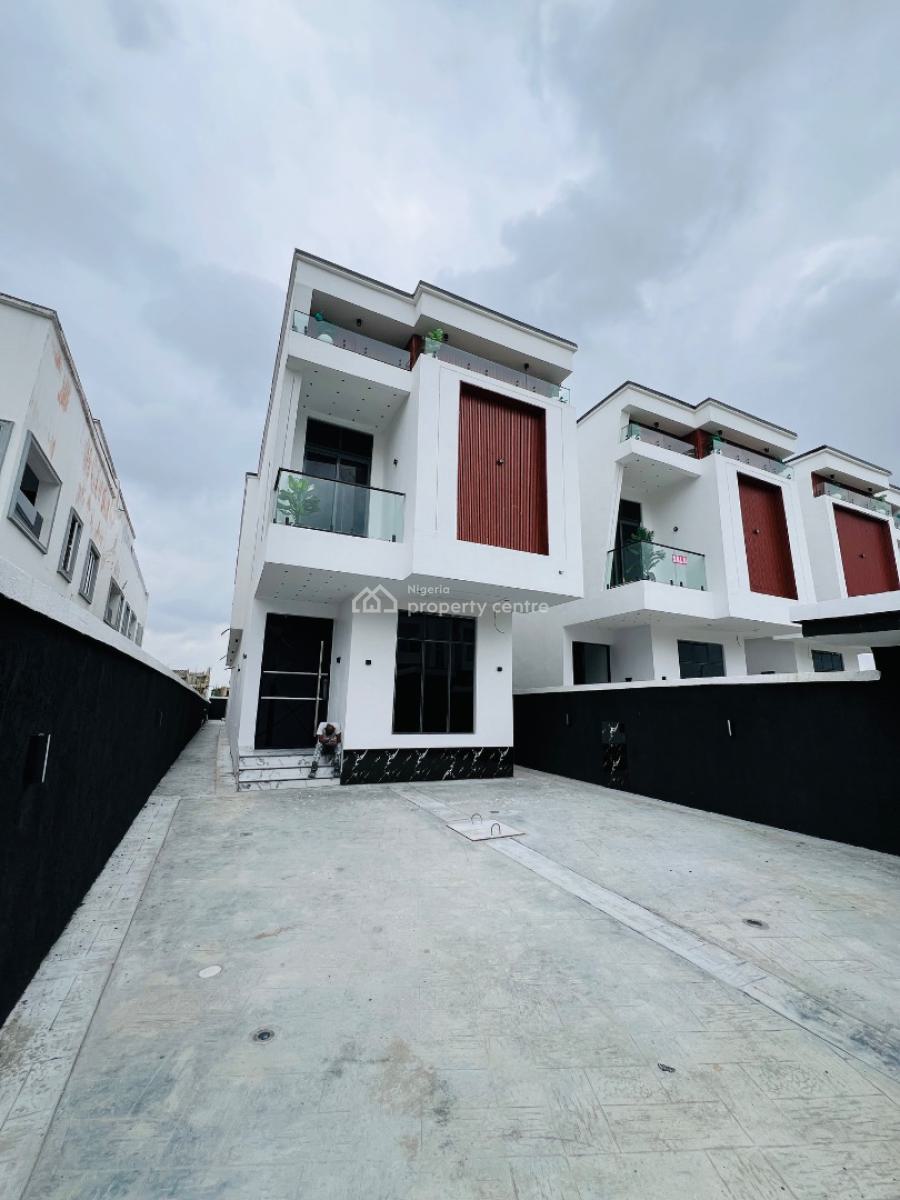 5 Bedroom Detached Duplex with a Swimming Pool +bq in an Estate, Lekki Palm City Estate, Ajah, Lagos, Detached Duplex for Sale