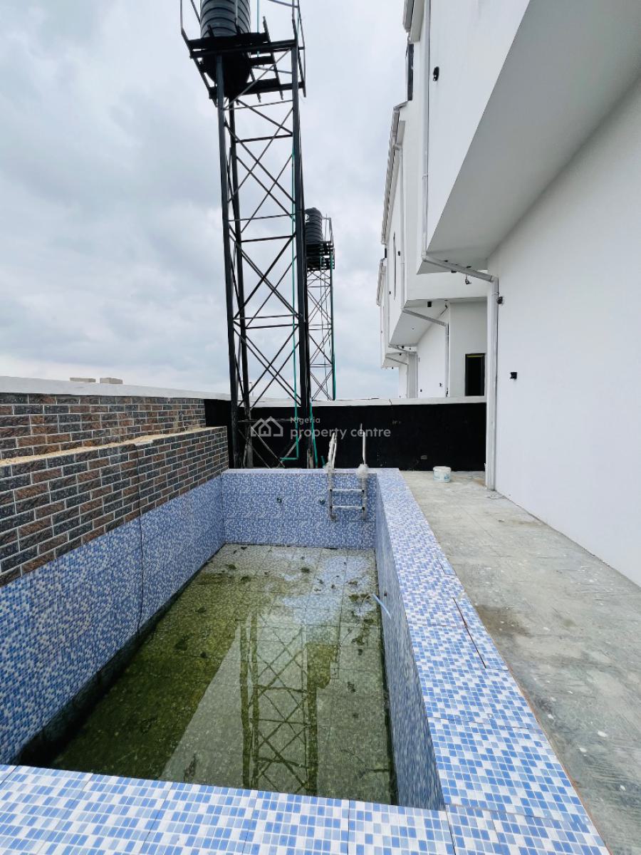 5 Bedroom Detached Duplex with a Swimming Pool +bq in an Estate, Lekki Palm City Estate, Ajah, Lagos, Detached Duplex for Sale
