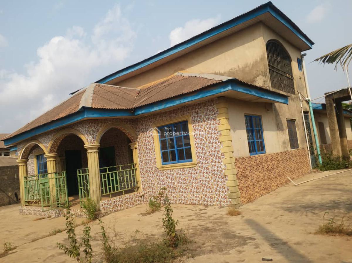 4 Bedroom with 3 Room and Parlour, Oreyo, Igbogbo, Ikorodu, Lagos, Semi-detached Bungalow for Sale