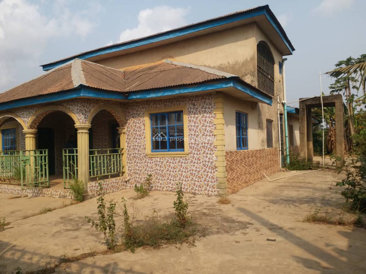 4 Bedroom with 3 Room and Parlour, Oreyo, Igbogbo, Ikorodu, Lagos, Semi-detached Bungalow for Sale