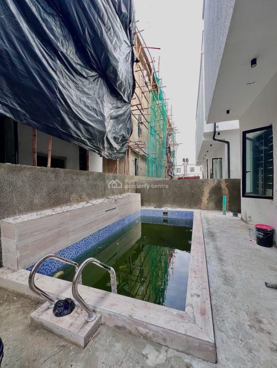 Contemporary 5 Bedroom Fully Detached Home with Bq, Cinema and Pool, Chevron, Lekki, Lagos, Detached Duplex for Sale