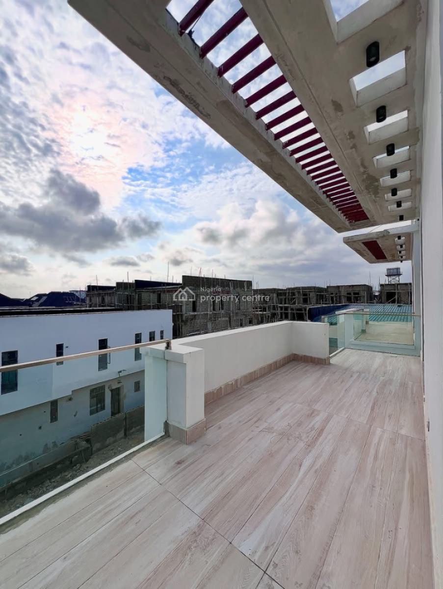 Contemporary 5 Bedroom Fully Detached Home with Bq, Cinema and Pool, Chevron, Lekki, Lagos, Detached Duplex for Sale