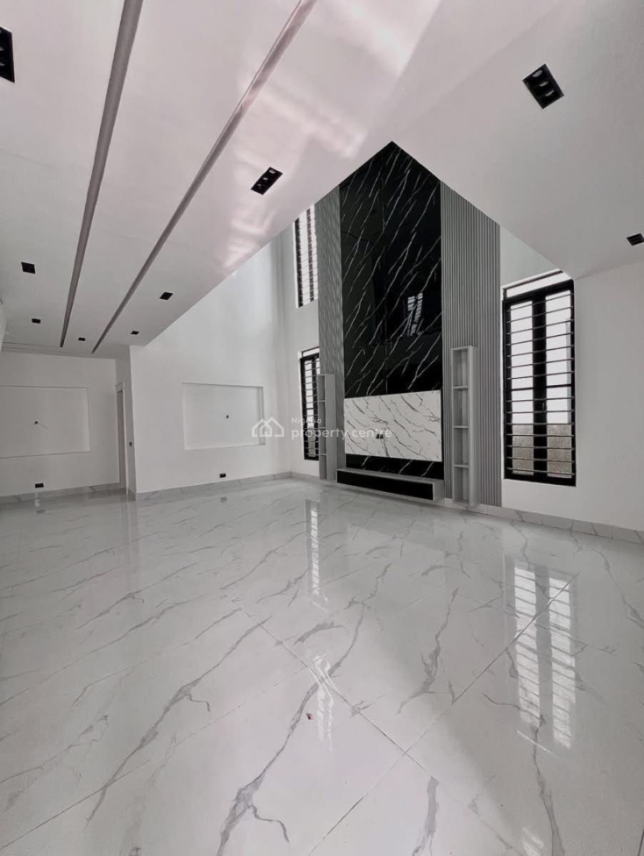 Contemporary 5 Bedroom Fully Detached Home with Bq, Cinema and Pool, Chevron, Lekki, Lagos, Detached Duplex for Sale