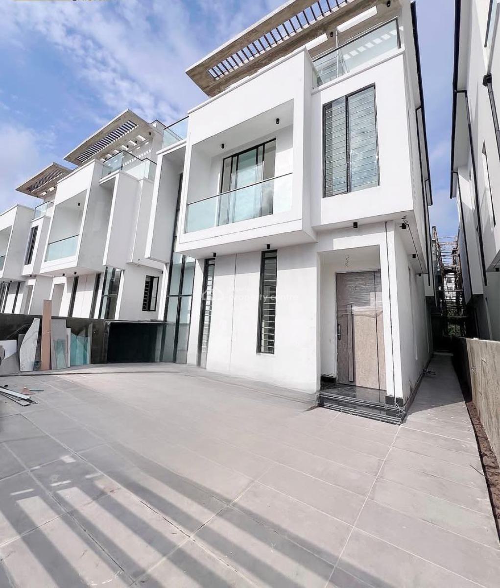 Contemporary 5 Bedroom Fully Detached Home with Bq, Cinema and Pool, Chevron, Lekki, Lagos, Detached Duplex for Sale