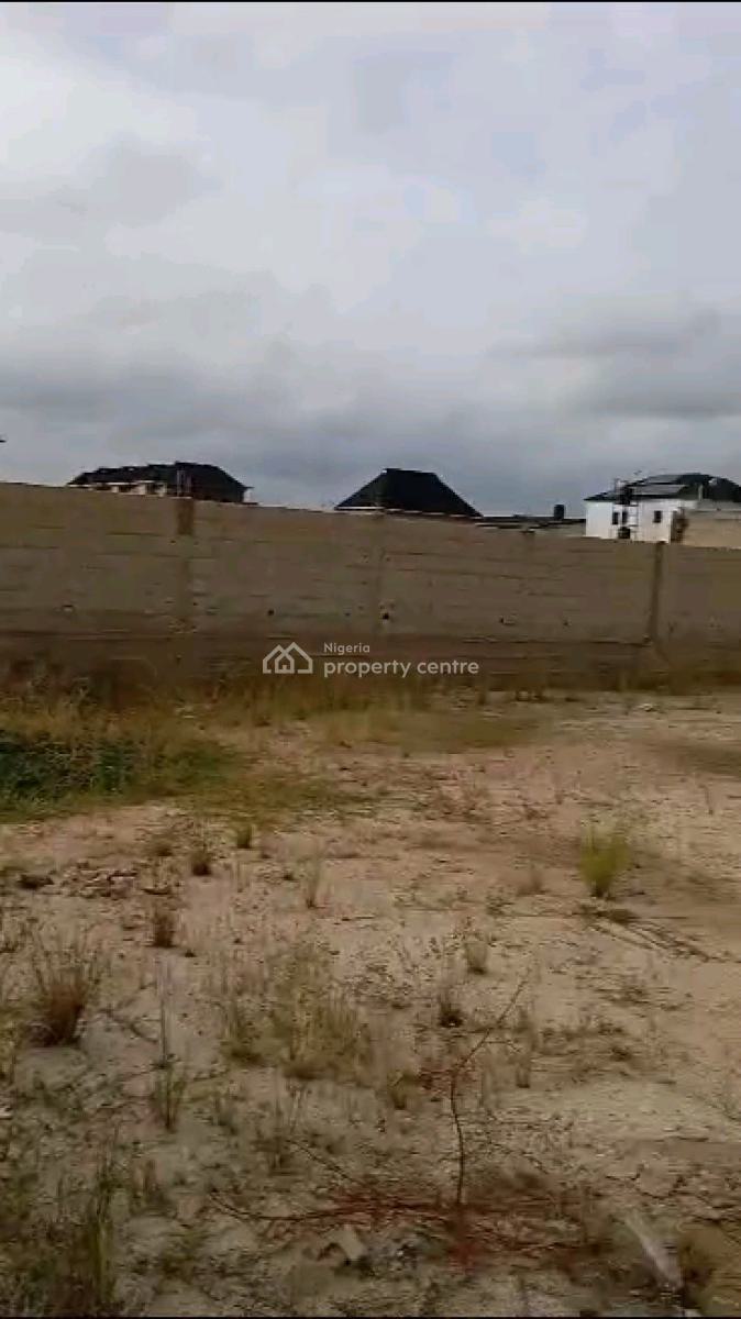 One and Half Plot of Vacant Land Fence and Gated in an Estat, Aquaview Estate, Ogudu, Lagos, Land for Sale