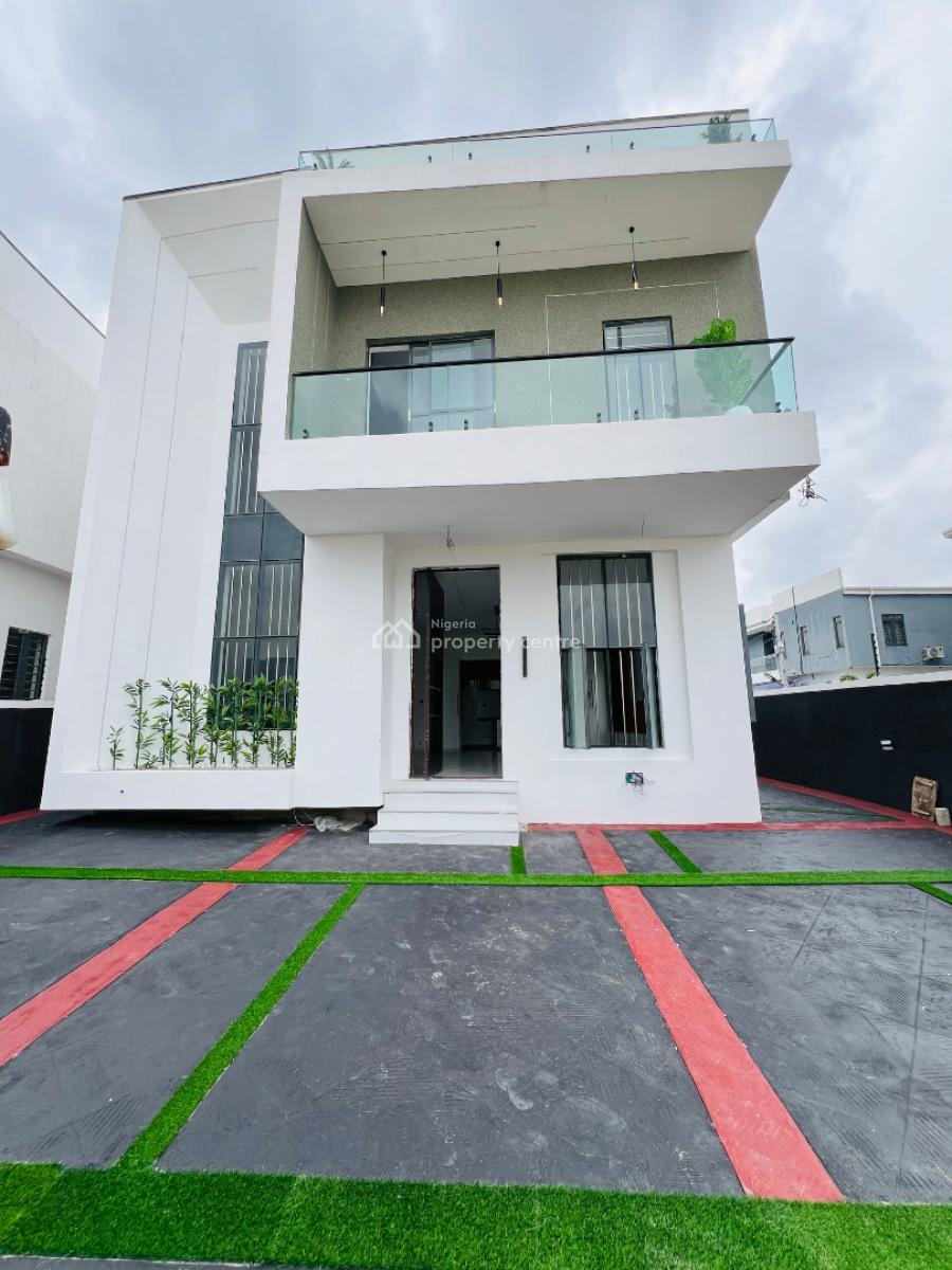 Beautifully Finished 4 Bedroom Detached Duplex with a Bq in an Estate, Lekki Palm City Estate, Ajah, Lagos, Detached Duplex for Sale