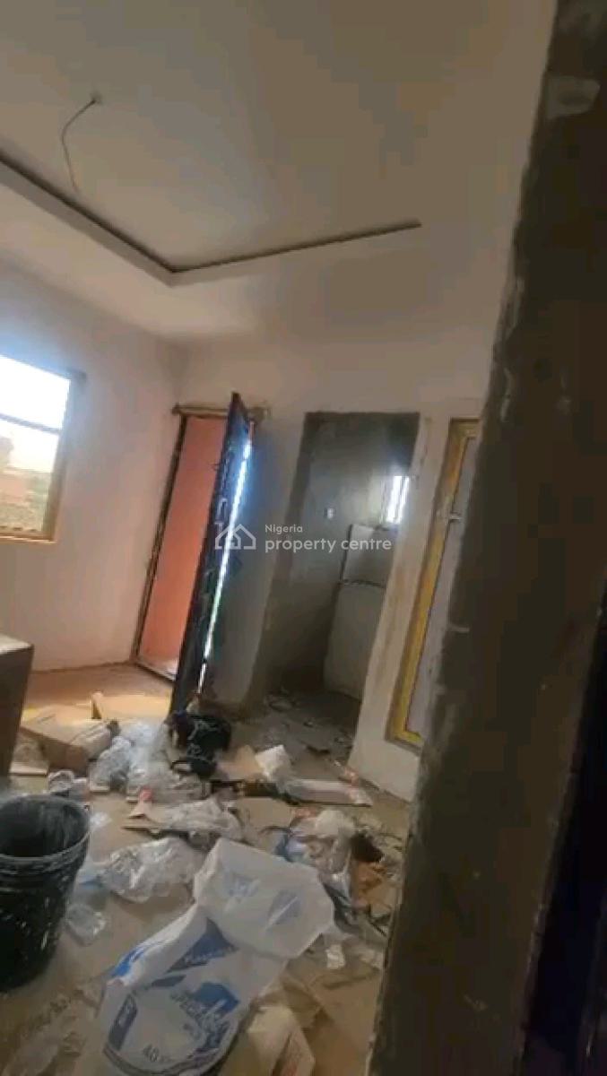 a Standard and Decent Roomself Contain, Upstairs with Private Balcony, New Garage, Bariga, Shomolu, Lagos, Self Contain (single Rooms) for Rent
