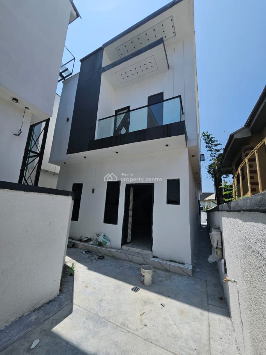 Luxury 4brm Detached Duplex with a Bq, Golden Pearl Estate Happy Land Bus Stop, Ajah, Lagos, Detached Duplex for Sale
