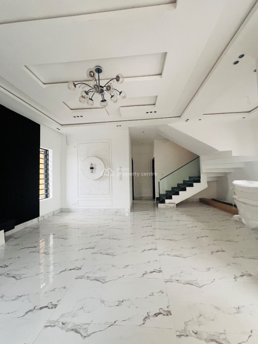 Well Finished 5 Bedroom Detached Duplex with a Bq in an Estate, Lekki Palm City Estate, Ajah, Lagos, Detached Duplex for Sale