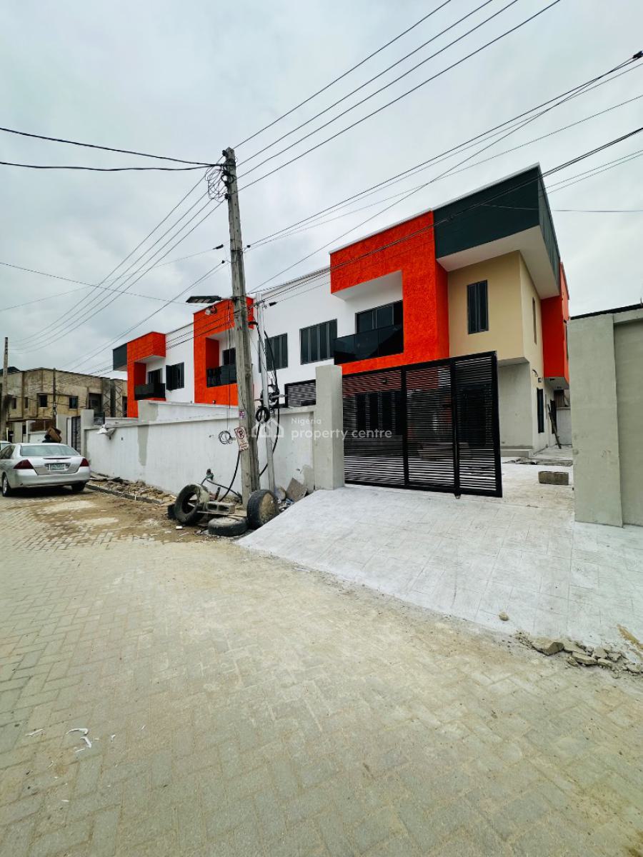 Newly Built 4 Bedroom Terrace Duplex in a Secured Estate, Gbagada, Lagos, Terraced Duplex for Sale