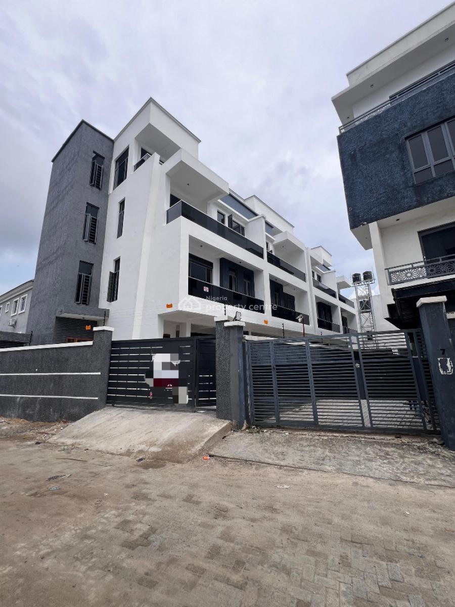 Modern 4-bedroom Terrace Duplex with Governors Consent & Premium Fini, Ologolo, Lekki, Lagos, Terraced Duplex for Sale