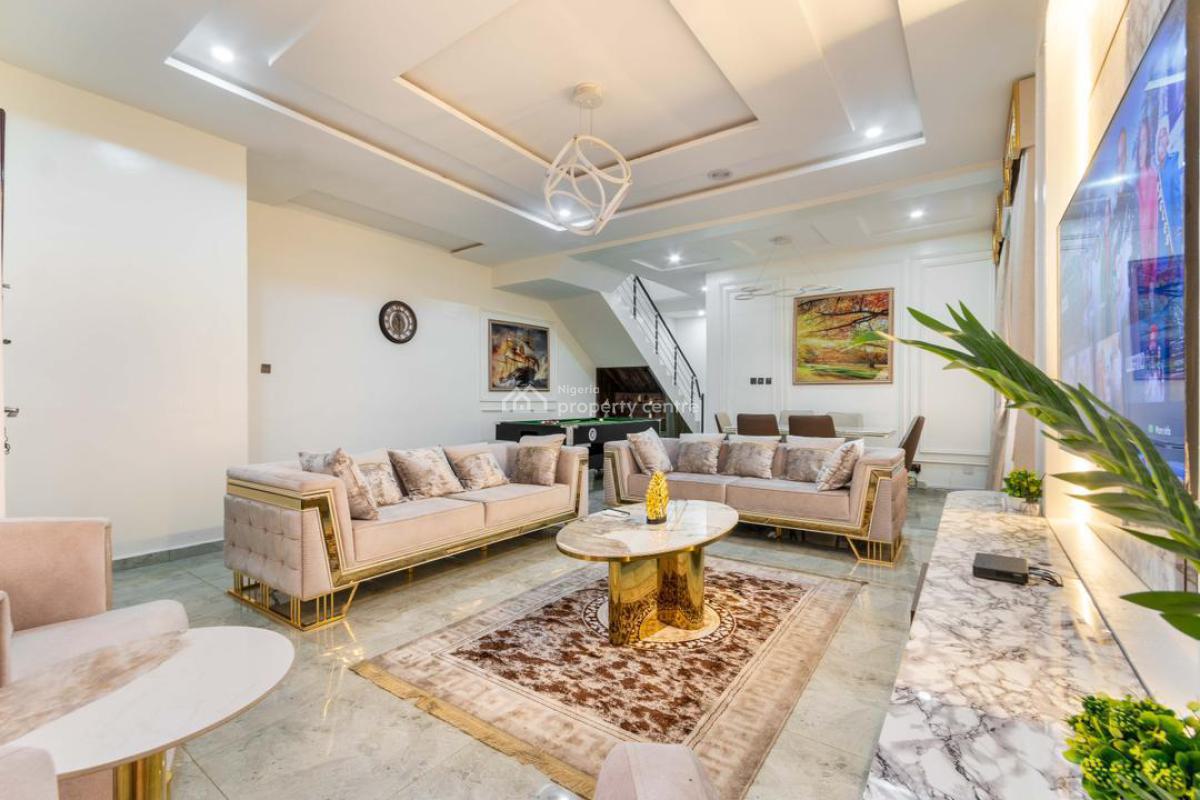 Luxury & Cozy 4bedroom with Swimming Pool & Snooker, Victoria Bay Estate Ikate, Ikate, Lekki, Lagos, House Short Let