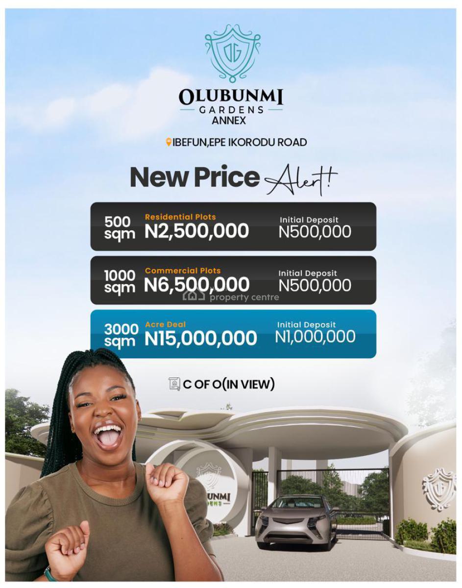 Plots of Dry Land in a Developing Area, Olubunmi Graden Annex, Ibefun, Epe -, Ikorodu, Lagos, Mixed-use Land for Sale