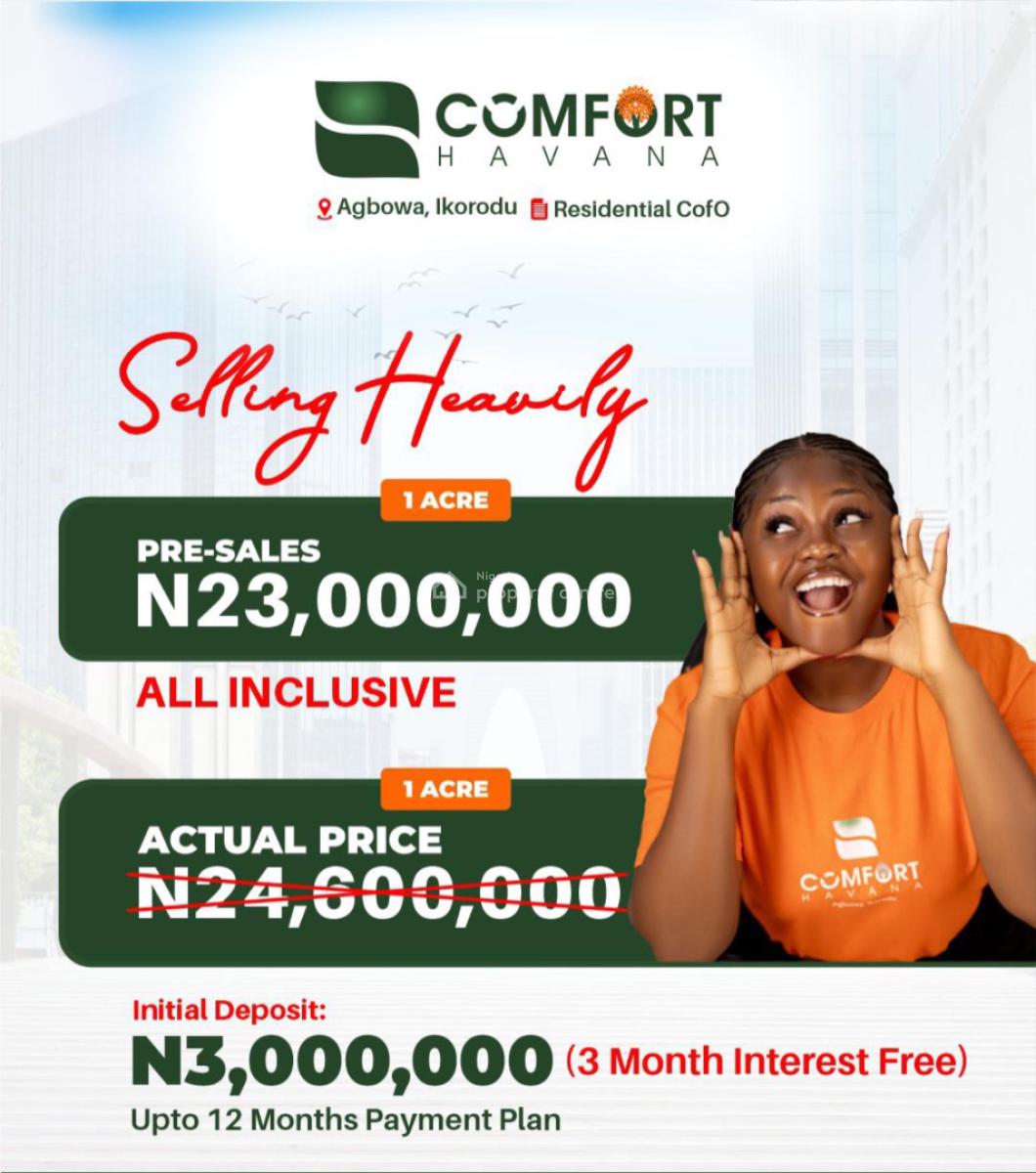 Comfort Havana Estate: Plots of Dry and Table Lands, Agbowa, Ikorodu, Lagos, Agbowa, Ikorodu, Lagos, Mixed-use Land for Sale