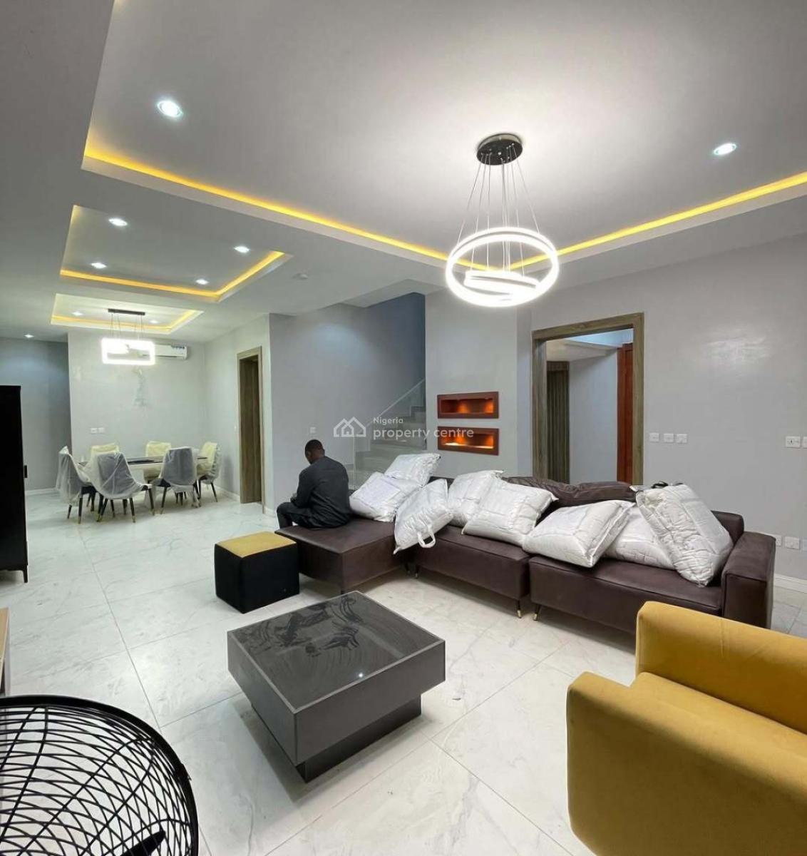 Fully Furnished 4 Bedroom Maisonette with Swimming Pool, Lekki Phase 1, Lekki, Lagos, House for Rent