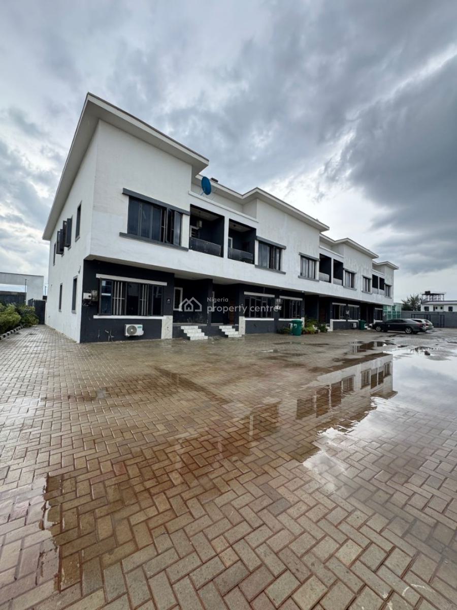 Luxury 4 Bedroom Terrace Duplex with 24 Hours Power Supply, Abraham Adesanya Road, Ajah, Lagos, Terraced Duplex for Rent