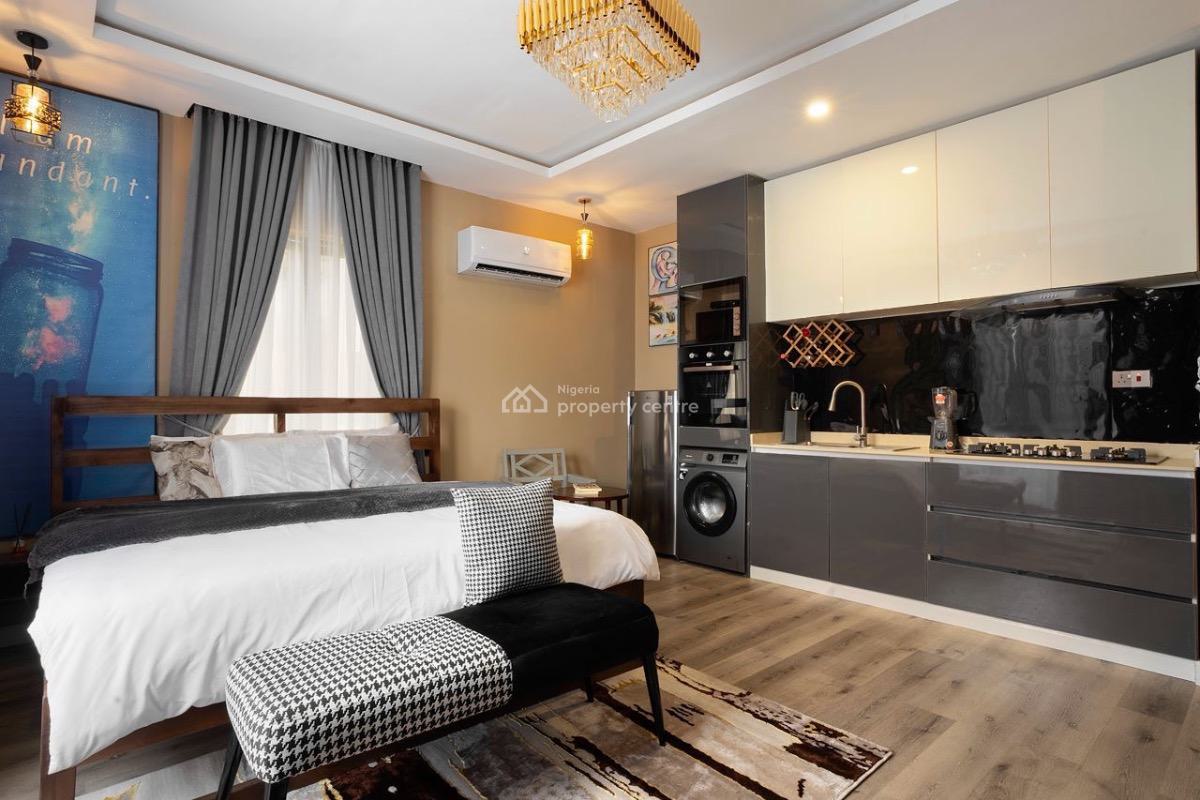 One (1) Bedroom Apartment with a Private Cinema in a Serene and Wonder, Lekki Phase 1, Lekki, Lagos, Flat / Apartment Short Let
