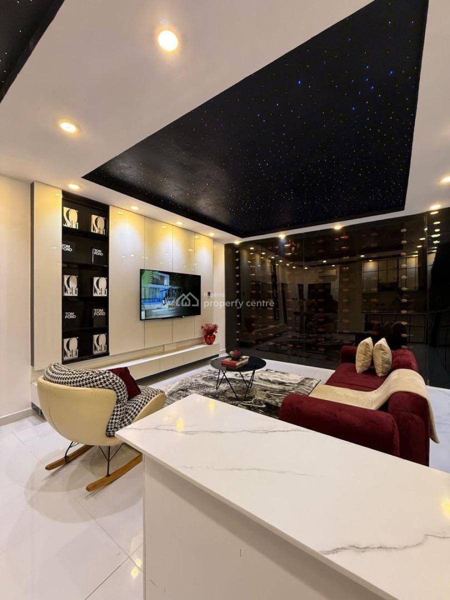 Deluxe Max 1 Bedroom Apartment with a Private Cinema, &  Bathub, Chevron, Lekki, Lagos, Mini Flat (room and Parlour) Short Let
