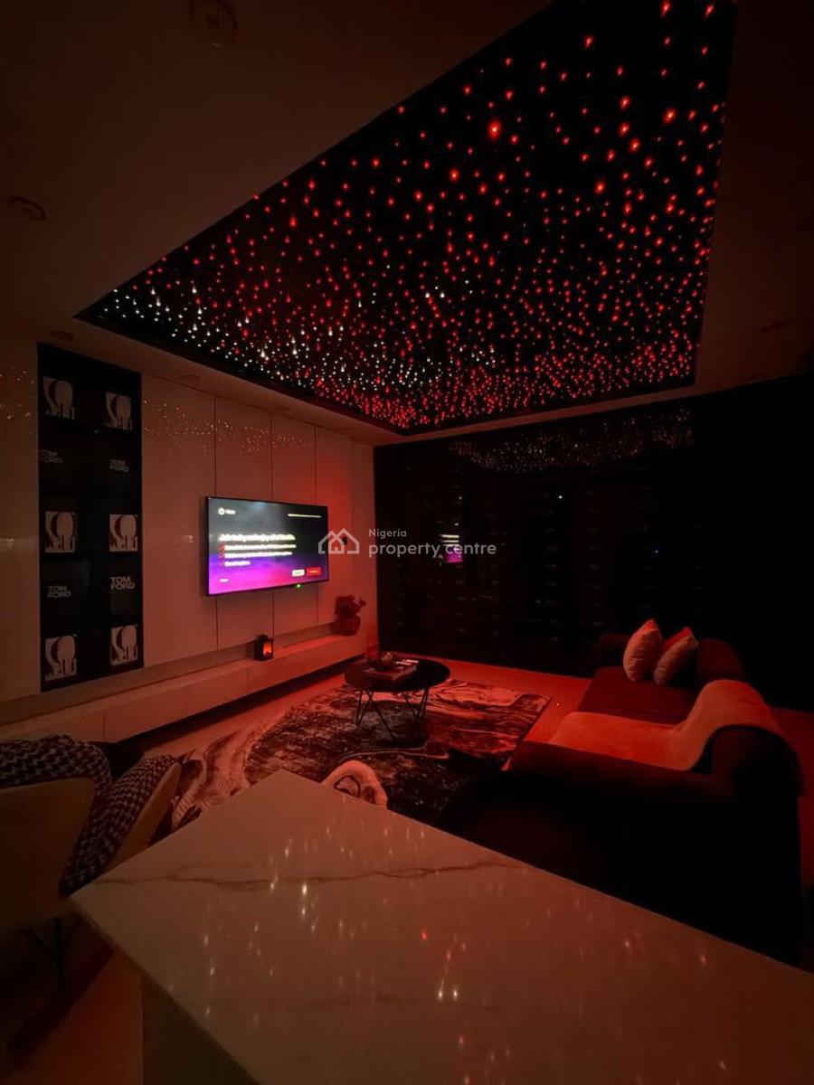 Deluxe Max 1 Bedroom Apartment with a Private Cinema, &  Bathub, Chevron, Lekki, Lagos, Mini Flat (room and Parlour) Short Let