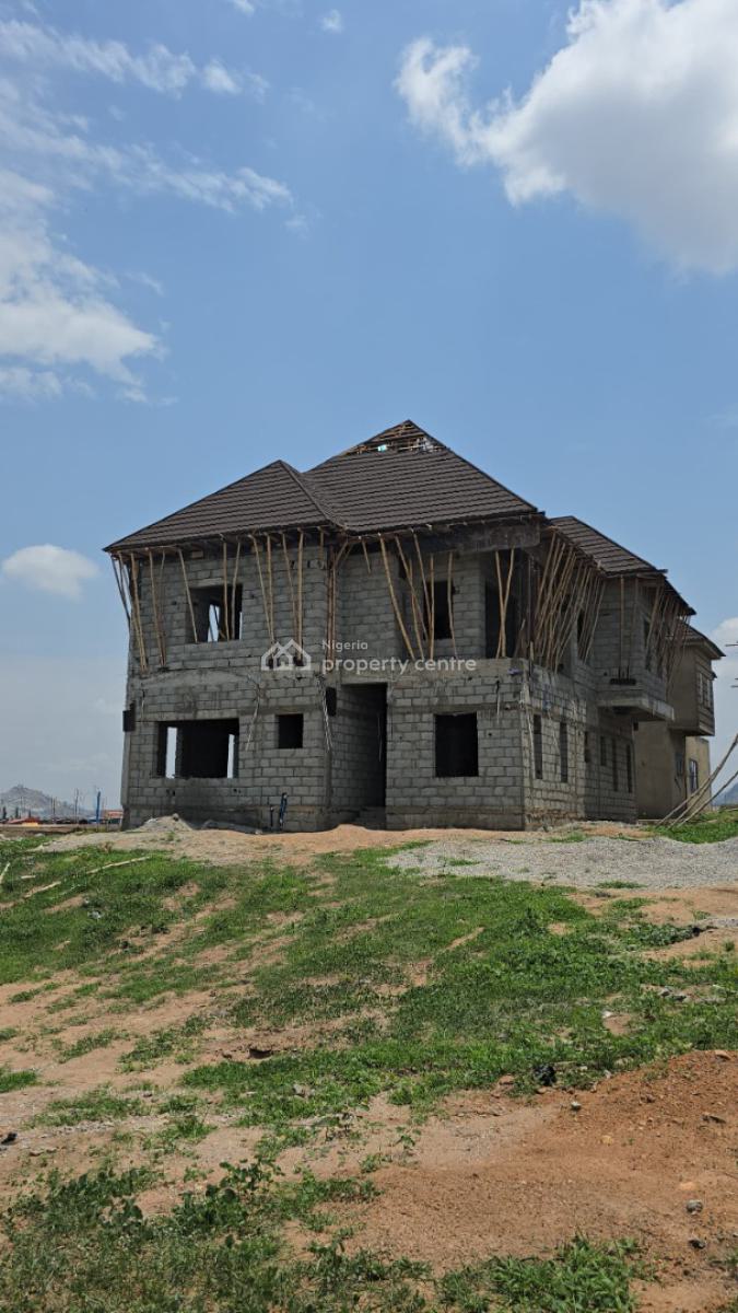 Newly Built 4 Bedroom Fully Detached Duplex (carcas), Niu Estate,  Kaba District,  Along Kubwa Expressway Abuja, Kubwa, Abuja, Detached Duplex for Sale