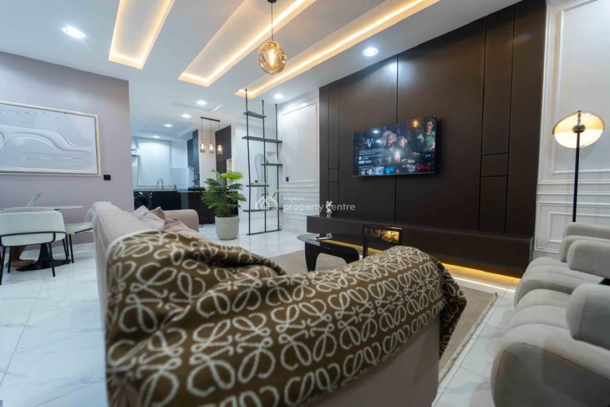 Exotic 2-bedroom+bq Apartment with Ps5, Pool & Gym, Off Elegushi Palace Road, Ikate Elegushi, Lekki, Lagos, Flat / Apartment Short Let