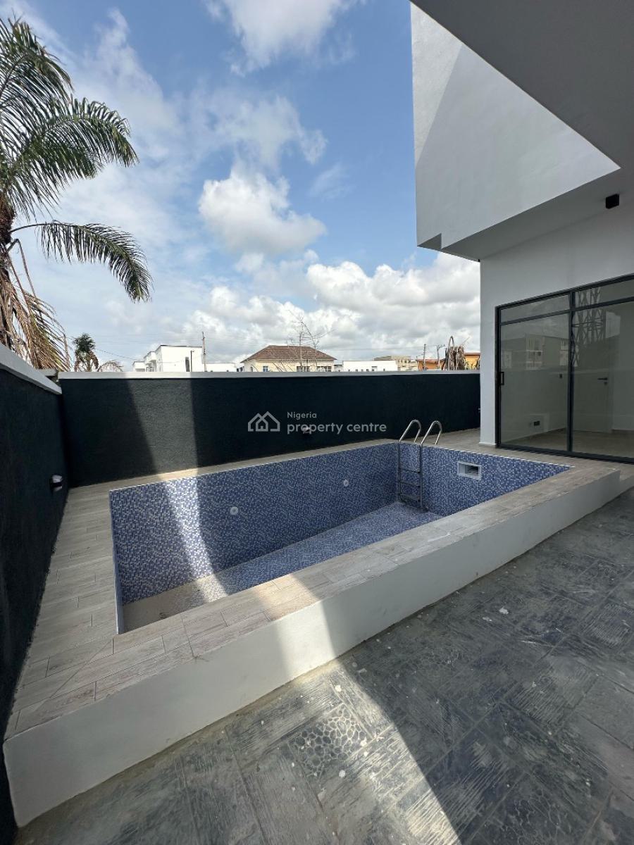 Contemporary 5 Bedroom Fully Detached with Bq, Gym Room & Pool, Ajah, Lagos, Detached Duplex for Sale