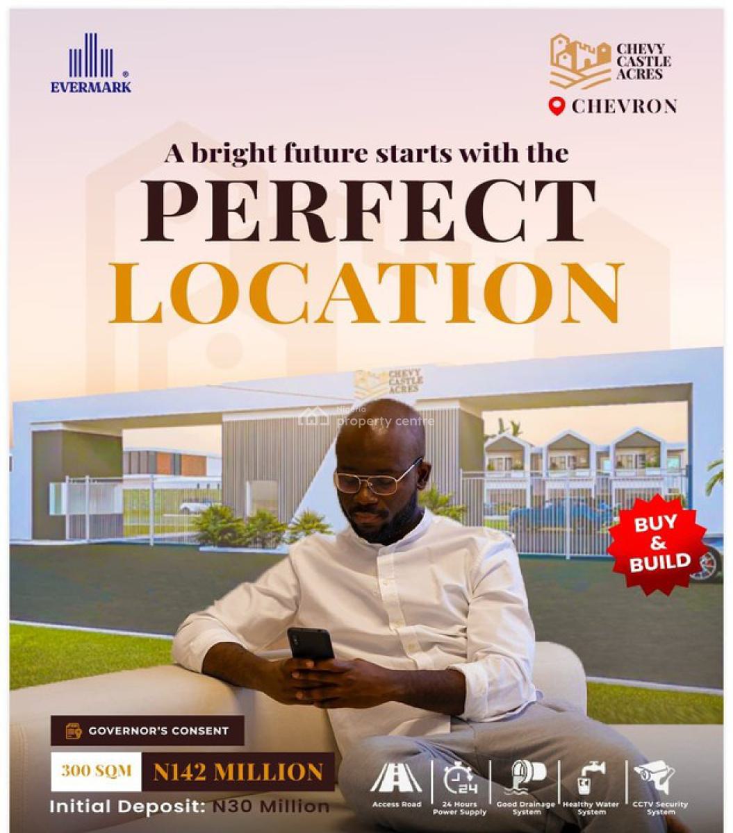 Buy and Build Plots with C of O, Buy & Build Instantly! Prime Land with C of O at Chevron Drive, Lekki, Lagos, Residential Land for Sale