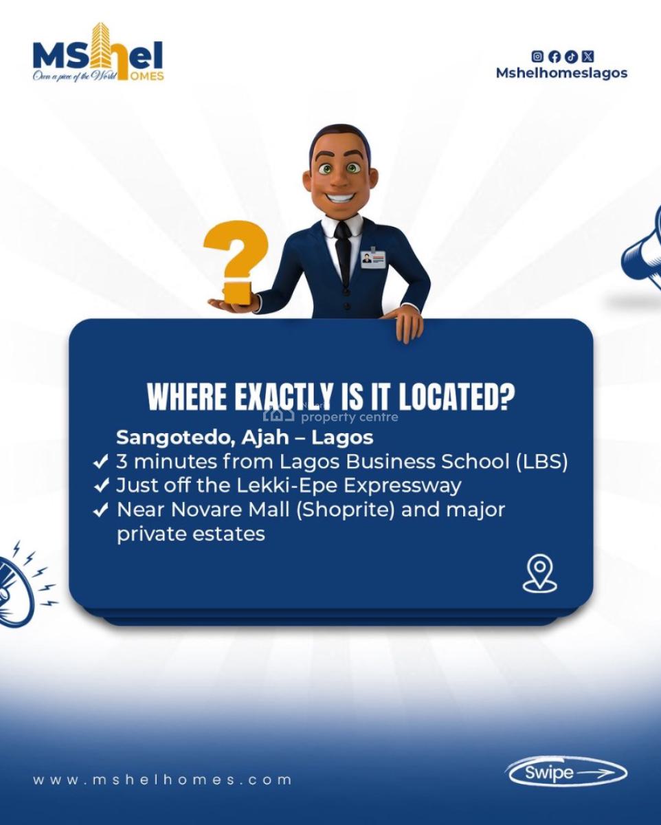 Perfect for Smart Home Owners, Olokonla 3mins From Lbs, Ajah, Lagos, Residential Land for Sale