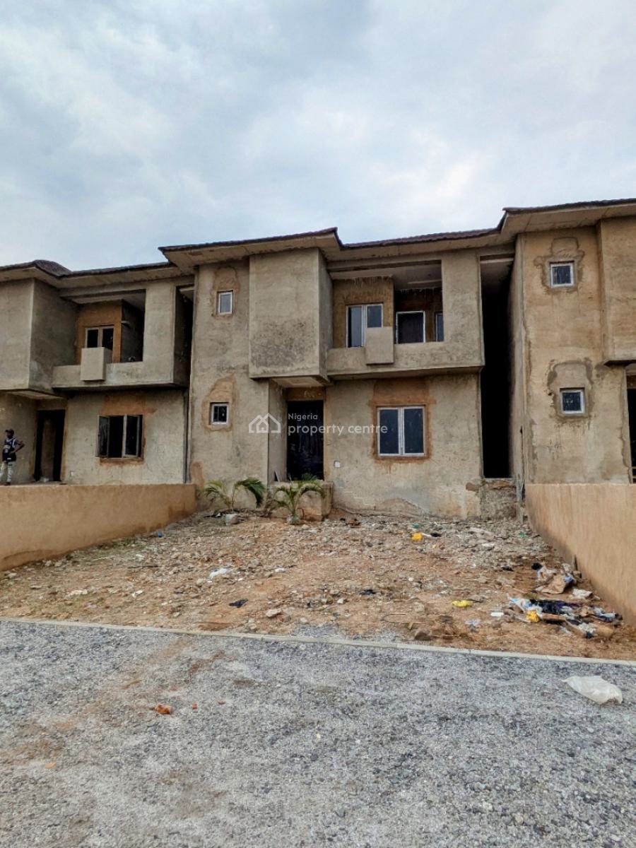 Newly Built Spacious 4 Bedroom Terrace Duplex with Bq, By Nizamiye Hospital, Karmo, Abuja, Terraced Duplex for Sale