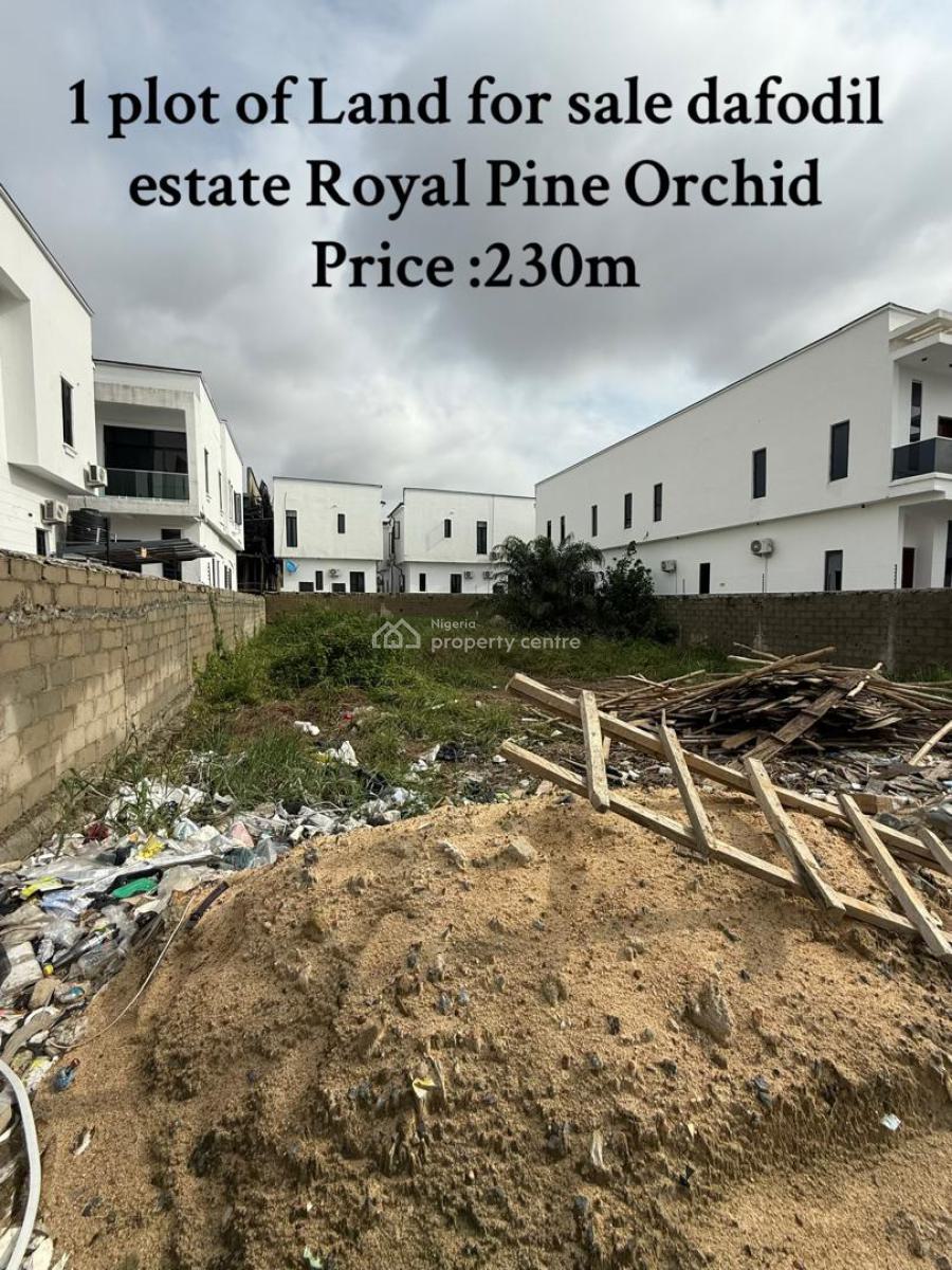 800sqm Land in Northern Foreshore Estate Off Chevron Drive, Northern Foreshore Estate, Lekki, Lagos, Residential Land for Sale