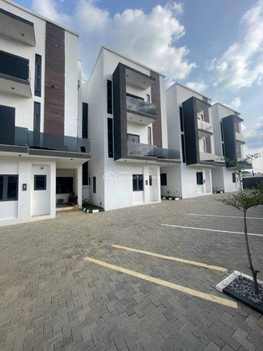 Luxury 4 Bedroom Terraced Duplex with a Bq, Estate, Katampe Extension, Katampe, Abuja, Terraced Duplex for Sale