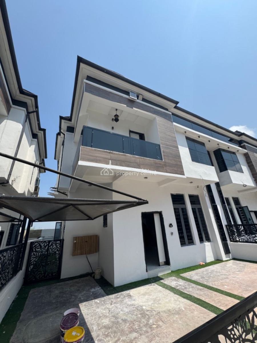 4bedroom Semi Detached Duplex with Bq at Lekki, Chevron Alternative, Lekki, Lagos, Semi-detached Duplex for Sale