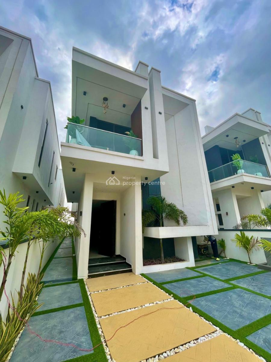 Contemporary 5 Bedroom Fully Detached Duplex Bq, Pool, and Box Room, Ajah, Lagos, Detached Duplex for Sale