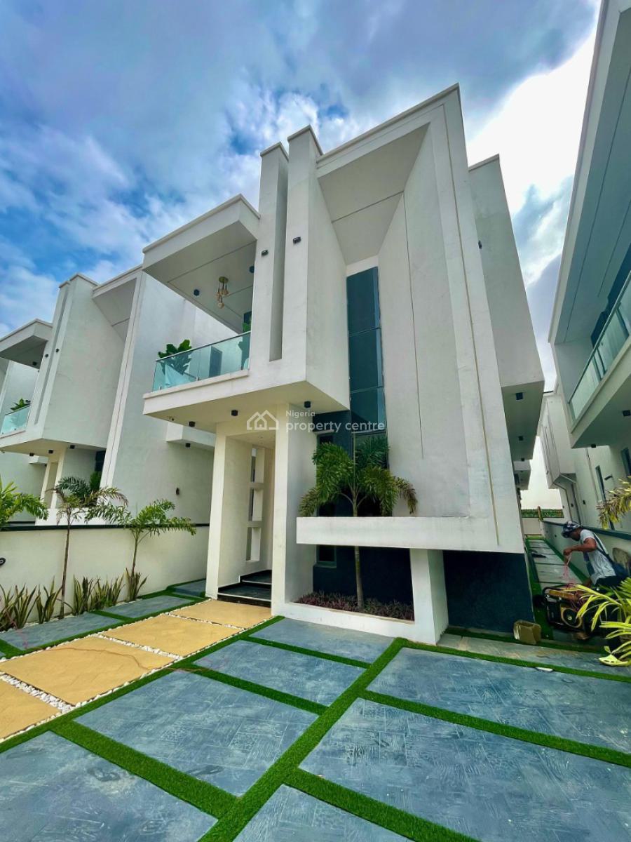 Contemporary 5 Bedroom Fully Detached Duplex Bq, Pool, and Box Room, Ajah, Lagos, Detached Duplex for Sale