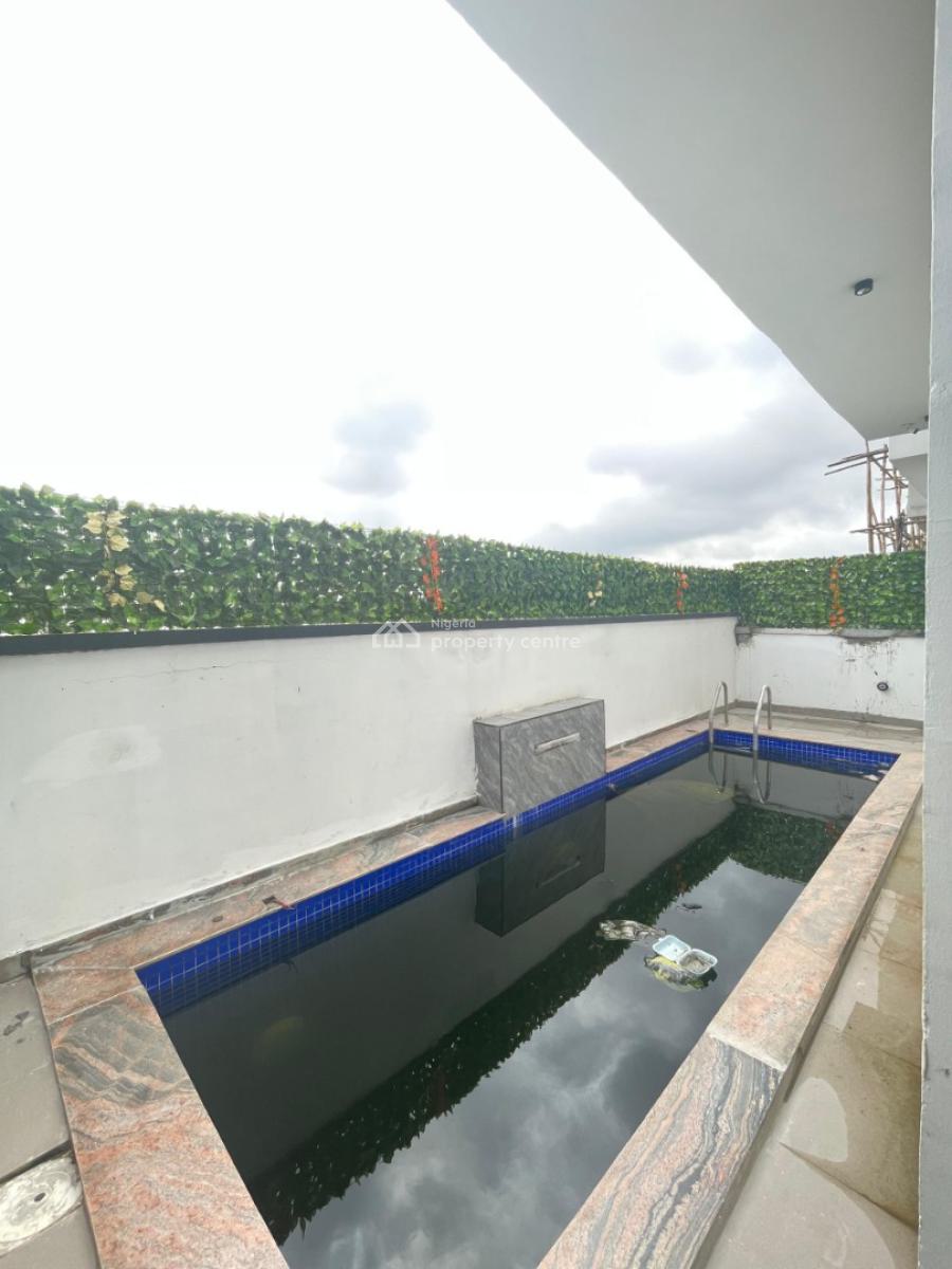 Contemporary 5 Bedroom Fully Detached Duplex Bq, Pool, and Box Room, Ajah, Lagos, Detached Duplex for Sale