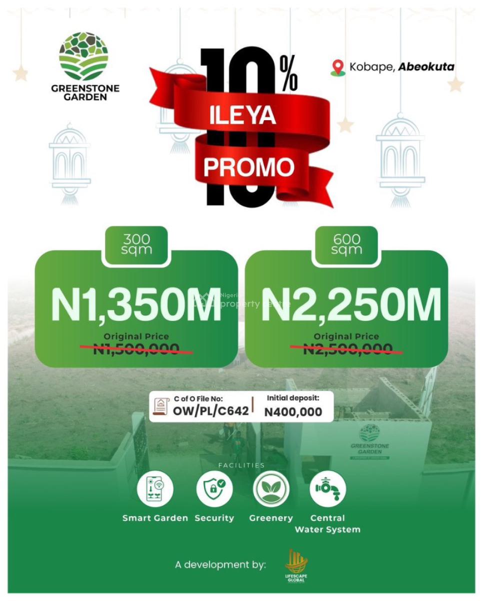 Build Smart Investment Affordable Plot of Land with High Roi Potential, Off Muhammad Buhari Road, Close to Governor Dapo Housing Estate Kobape, Abeokuta South, Ogun, Mixed-use Land for Sale