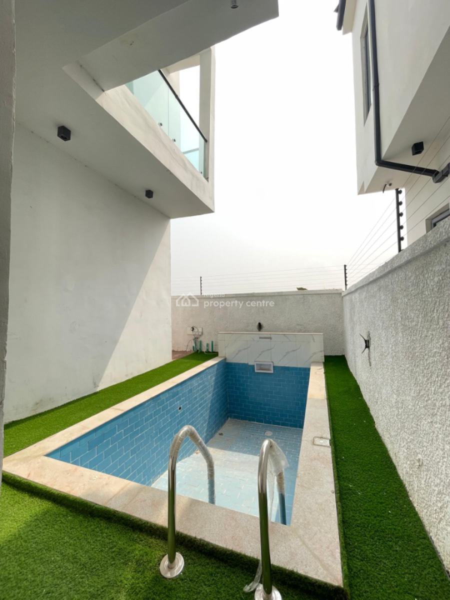 Brand New 5 Bedroom Detached Duplex with Bq, Pool, Box Room, Ajah, Lagos, Detached Duplex for Sale