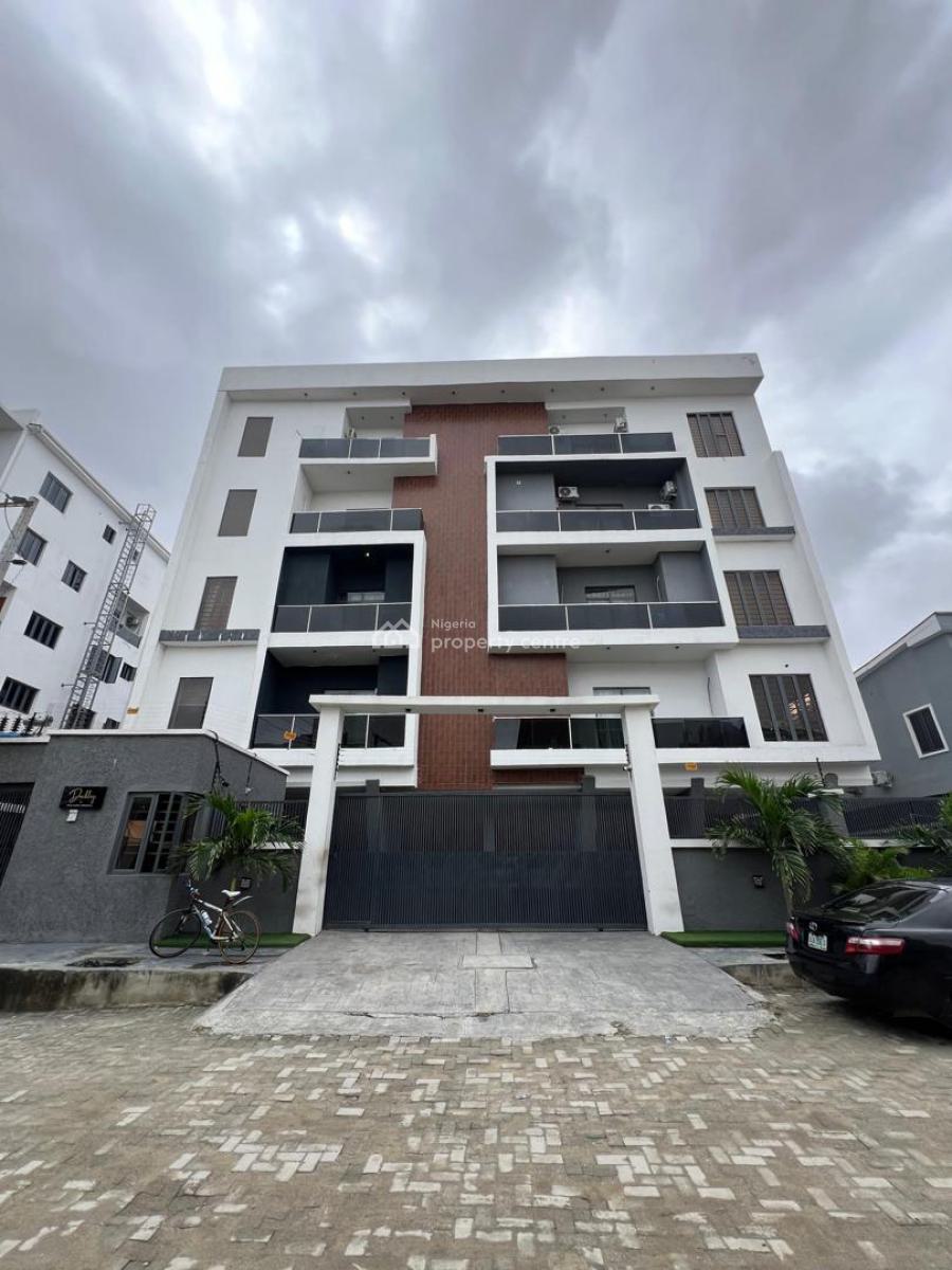 Fully Furnished 3bedroom Apartment on 3rd Floor with Elevator, Ikate, Lekki, Lagos, Flat / Apartment for Rent