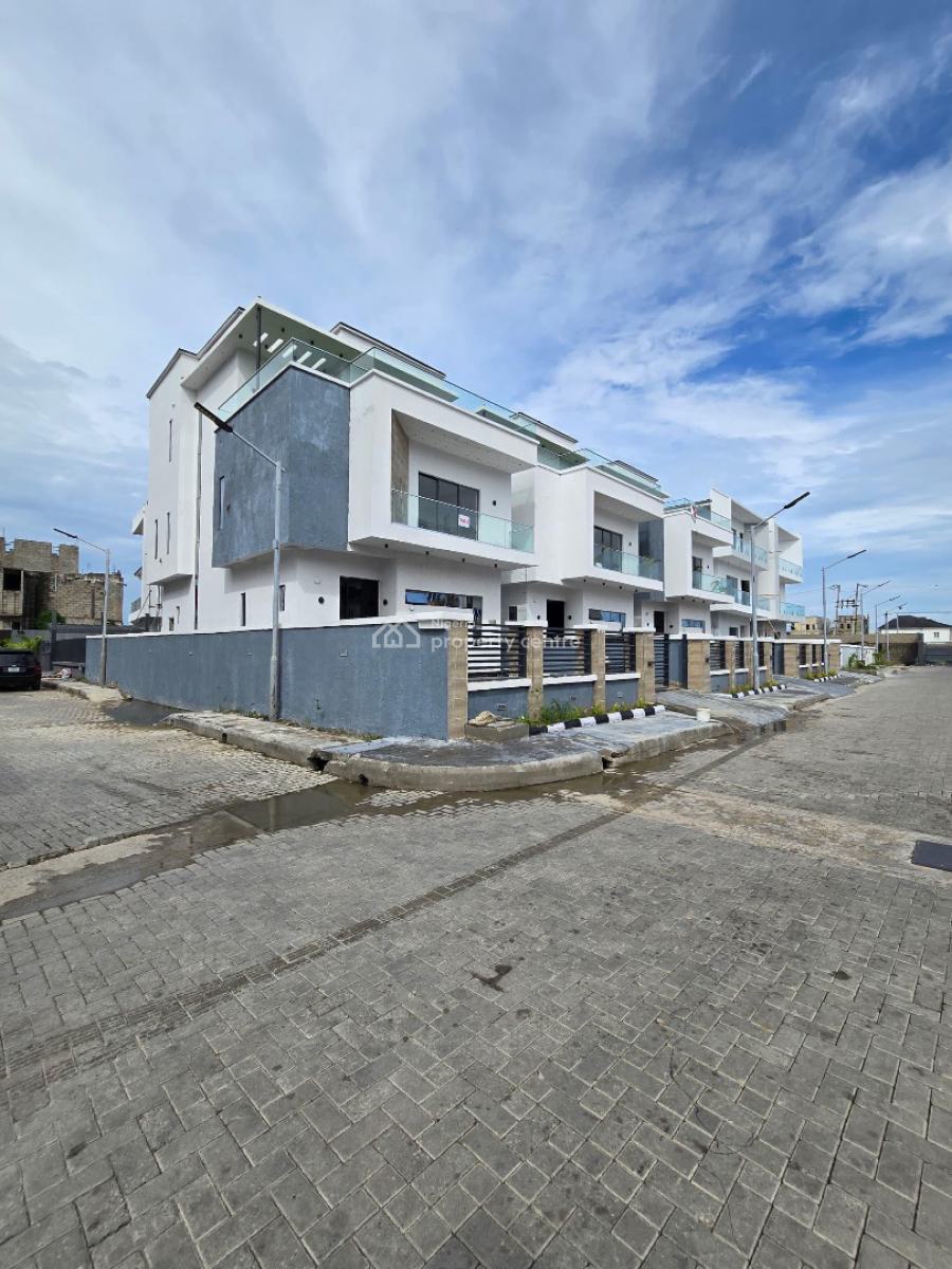 Elegant 5-bedroom Detached Duplex with Cinema, Rooftop Terrace & Bq, Osapa London, Osapa, Lekki, Lagos, Detached Duplex for Sale