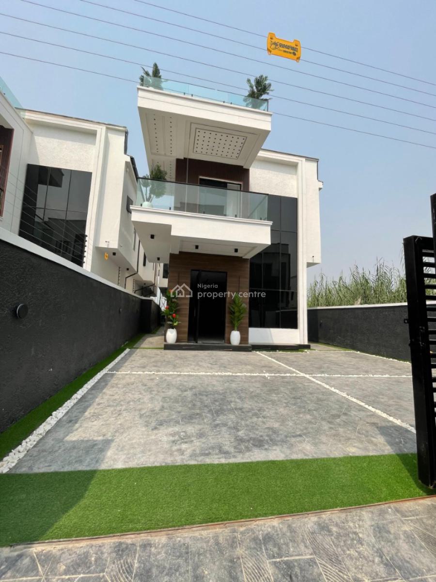 Brand New 5 Bedroom Fully Detached Duplex with Bq, Pool, Box Room, Ajah, Lagos, Detached Duplex for Sale