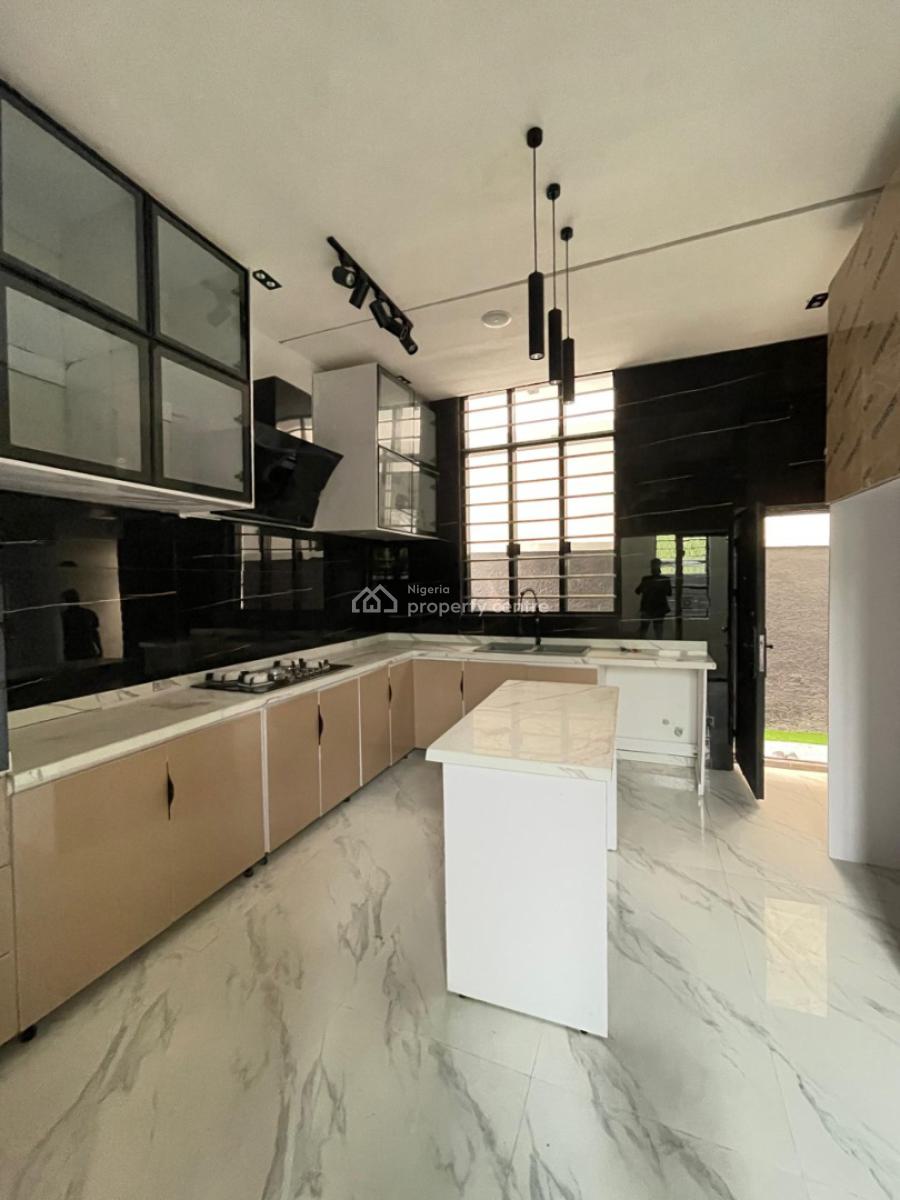 Brand New 5 Bedroom Fully Detached Duplex with Bq, Pool, Box Room, Ajah, Lagos, Detached Duplex for Sale