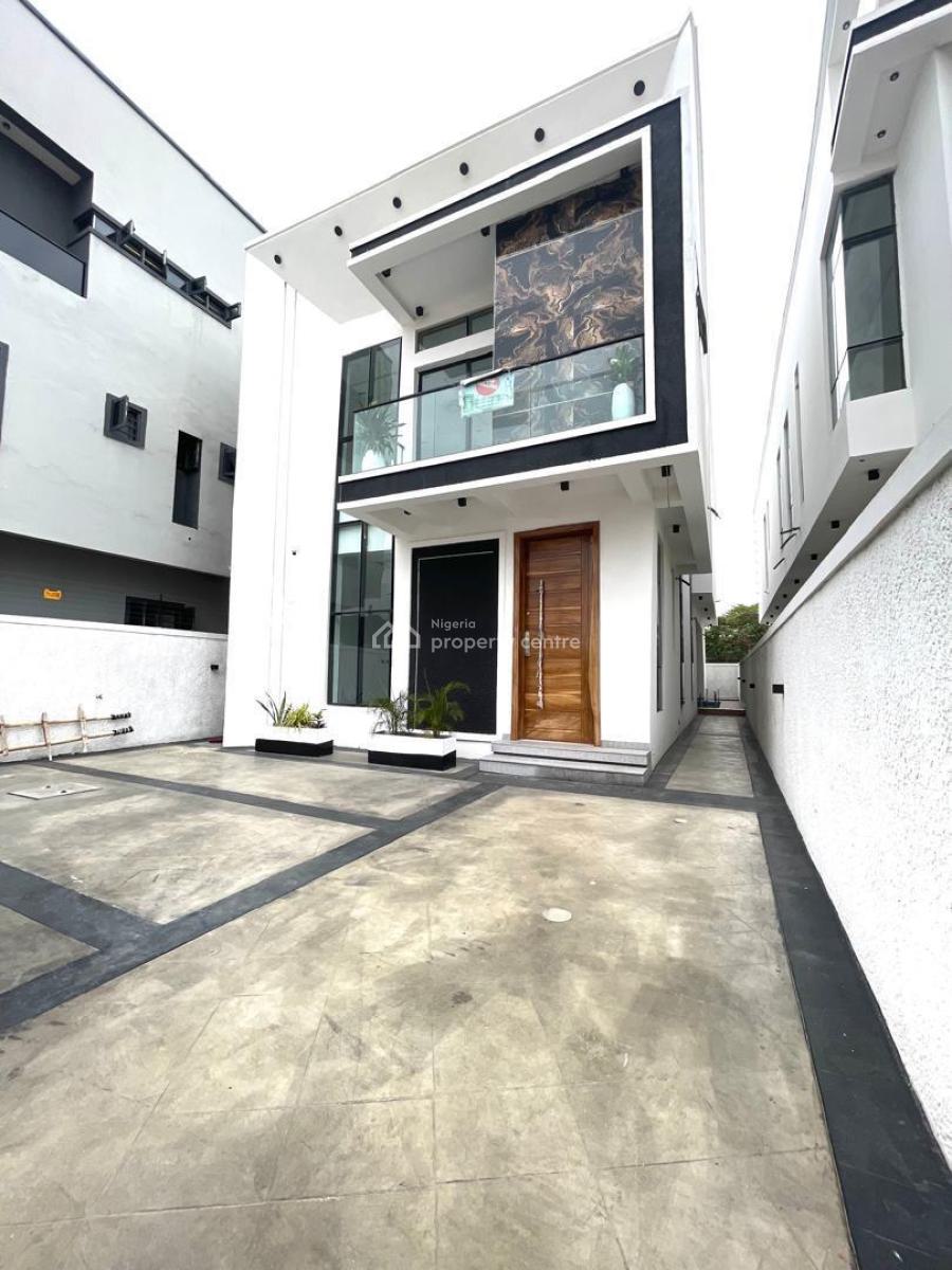 5 Bedroom Fully Detached Duplex with Bq, Swimming Pool and Cinema, Chevron Toll Gate, Orchid Road, Lekki, Lagos, Detached Duplex for Sale