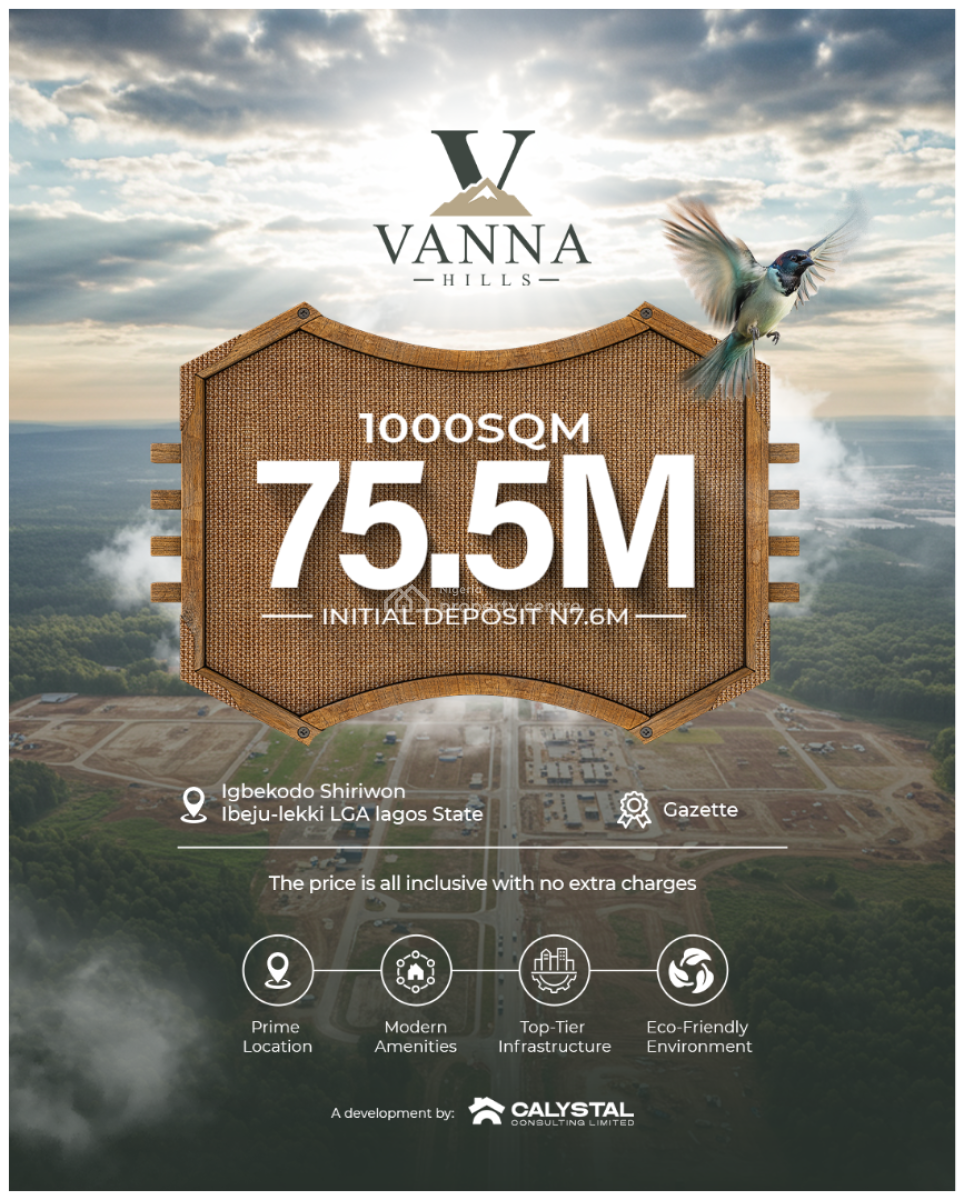Vanna Hills - verified Plots with Instant Allocation, Igbekodo Shirinwon, Ibeju Lekki, Lagos, Mixed-use Land for Sale
