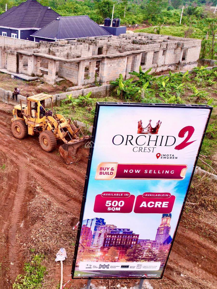 Your Gateway to Secure, Serene Living Or Profitable, Registered Survey, 2 Mins Away From Imota Juction, Emuren, Well Developed Area in Imota, Ikorodu, Lagos, Mixed-use Land for Sale
